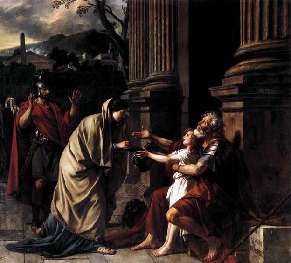 Jacques-Louis  David Belisarius Receiving Alms